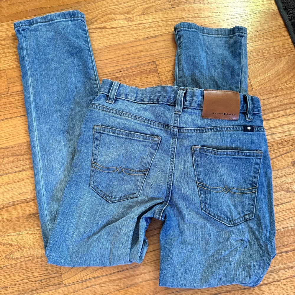 Lucky Brand - Girl’s (Sz 12) Blue Classic Straight Denim Jeans - Picture 3 of 3